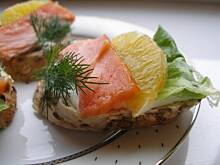 Fot. ola mg, Kanapeczki z łososiem