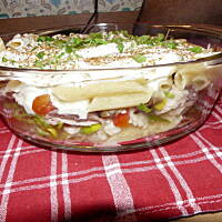 zapiekanka makaronowa z warzywami