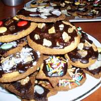 Kolorowe świąteczne ciasteczka