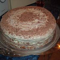 Tort z masą waniliową