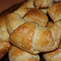 Kruche rogaliki z Nutellą