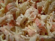 Fot. miauka, sałatka krewetkowa dla Elek