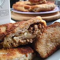 Krokiety z mięsem i serem