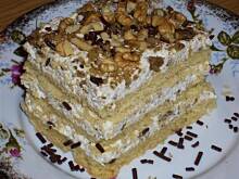 Fot. niebieska-różyczka, Ciasto orzechowiec świąteczny wg Różyczki