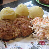 Kotlet drobiowy -obiad Marty