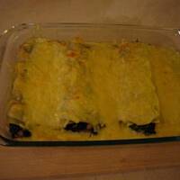 Cannelloni z szynką i ze szpinakiem