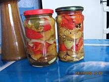 Fot. mosar, Grzyby marynowane ze  słodką papryką