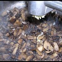 Kurczak z sosem pieczarkowym na białym winie