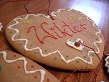 Fot. akinorew, Piernikowe zawieszki na prezenty