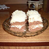 Rafaello na ciemnym biszkopcie