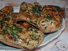 Fot. natka wz, Kurczak z ziołami pieczony w rękawie foliowym