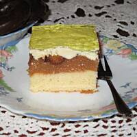 Jabłecznik z kremem piernikami i galaretką