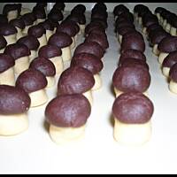 Grzybki na surowo-ciasteczka na Boże Narodzenie