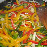 Ryz z papryka filetem i jogurtem