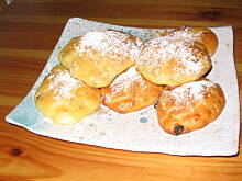 Fot. arabis, Świąteczne ośnieżone racuchy z piekarnika