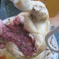 Kurczak faszerowany pieczony Marty