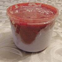 Ciasto musowo-śmietanowe-Mus Truskawkowy-Nostra