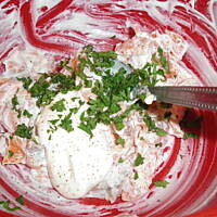 świnki z łososiem do barszczyku