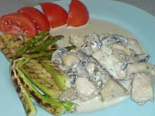 Fot. Sunniva, Piersi z kurczaka w  sosie rozmarynowo-grzybowym