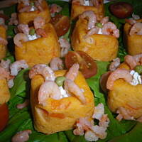 mini savarin krabowe na sylwestrowy wieczór