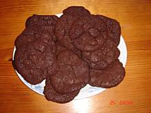 Fot. Agnessia, Brownies  - czekoladowe kruche ciasteczka