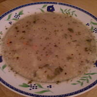 Krupnik fasolowo-grzybowy