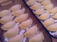 Fot. meliphera, Pierogi z serem  pomarańczowo - cynamonowe