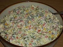 Fot. niebieska-różyczka, Sałatka zwykła jarzynowa wg Różyczki