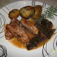 piers kaczki w sosie grzybowym