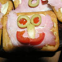 Figle - Migle z sosem czosnkowym