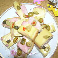 Figle - Migle z sosem czosnkowym