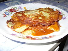 Fot. OwocowaSałateczka, Placki ziemniaczane z gulaszem