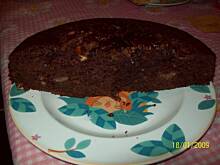 Fot. sabina1983, placek kakaowy z jabłkami