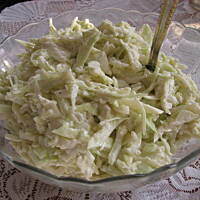 Surówka z białej kapusty do kebaba i obiadu pycha