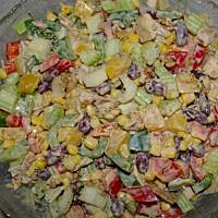 Chrupiąca sałatka kurczakowa