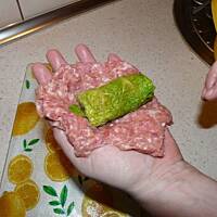 Kotlet mielony z gołąbkiem