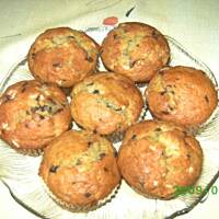 Mufinki bananowo-czekoladowe