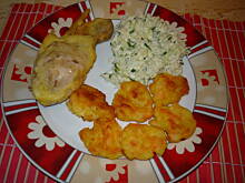 Fot. Kasia z Płocka, surówka z białej kapusty i ogórka