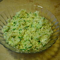 surówka z białej kapusty i ogórka