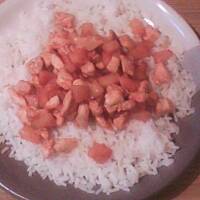 Kurczak po brazylijsku z ryżem i ananasem