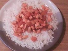 Fot. lelek, Kurczak po brazylijsku z ryżem i ananasem