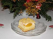 Fot. pijana koala, Sernik z brzoskwiniami