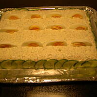 Szwedzki tort kanapkowy