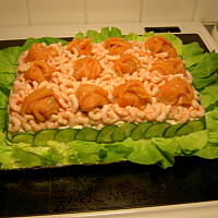 Szwedzki tort kanapkowy