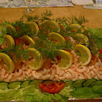 Szwedzki tort kanapkowy