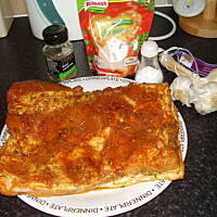 pieczona rolada z boczku na kanapki