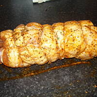 pieczona rolada z boczku na kanapki