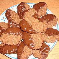 Paluszki wiedeńskie - czekoladowe - wyciskane