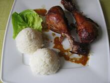 Fot. aloiram, Podudzia z kurczaka w glazurze brzoskwiniowej