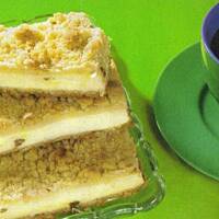 sernik  z kruszonką leny